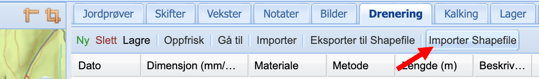 importer shapefile direkte