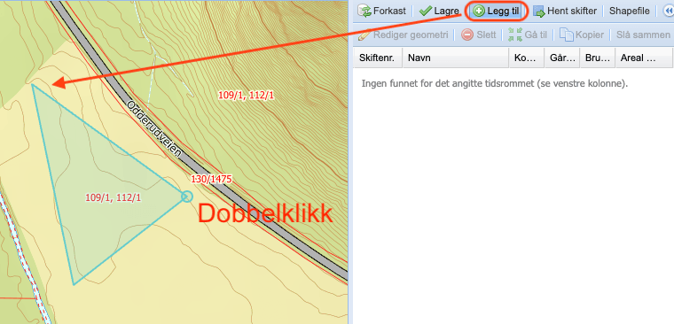 Tegne skifter i Jordplan