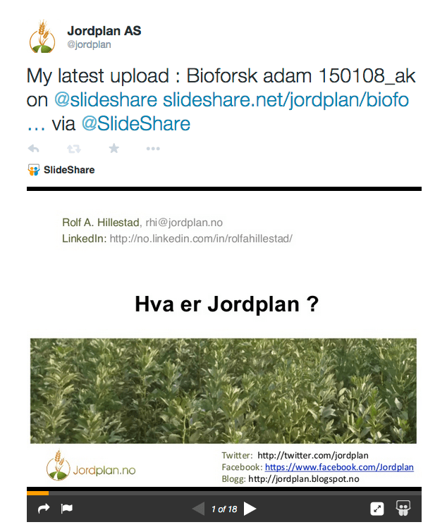 Jordplan @ slideshare