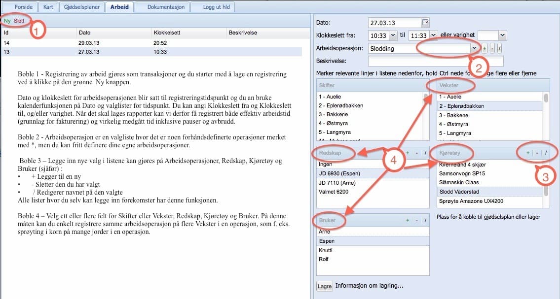 Nå kan du registrere arbeid i Jordplan